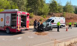 Fethiye-Seydikemer yolunda feci kaza