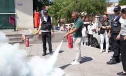 Keçiören Belediyesi personeline afet ve yangın eğitimi
