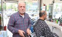Keçiören'de 61 yıllık berberlik mesleğine adanmış ömür