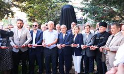 Keçiören'de Şeyh Şamil büstü törenle açıldı