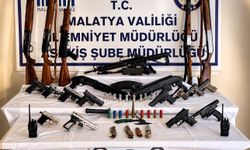 Malatya'da silah teşhirine yönelik operasyon