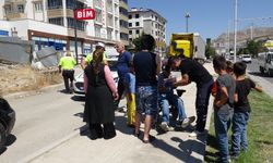 Malatya'da ters yönde giden akülü araç kaza yaptı