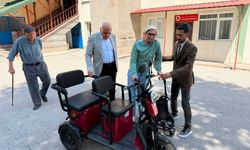 Kızılcahamam'da Ferhat Odacı'ya elektrikli moped