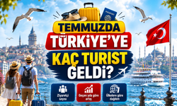 Temmuzda Türkiye'ye kaç turist geldi?