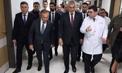 Memişoğlu, saldırıya uğrayan vekil Melih Meriç’i ziyaret etti