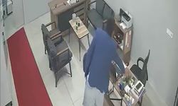 Tamirhaneye girip telefonu çaldı, güvenlik kamerasına yakalandı