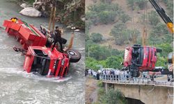 Orman yangınına giderken kaza yapan arazöz çıkarıldı