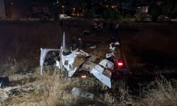 Bursa'da otomobil tarlaya uçtu: 5 yaralı