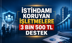 İstihdamı koruyan işletmelere 3 bin 500 TL destek