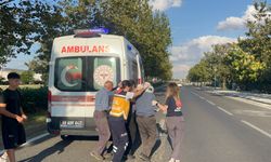Tekirdağ'da şerit değiştiren triportör otomobille çarpıştı: 2 yaralı