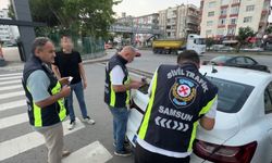 Samsun'da korsan taksi operasyonu: Araçlar trafikten men edildi