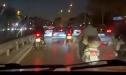 Yol verme tartışması büyüdü: Motosikletliler otomobili takip etti