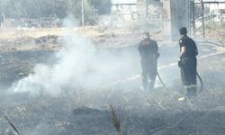 Aksaray'da boş arazide yangın: 1 dönüm alan zarar gördü