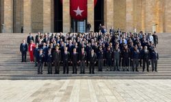 Vali Canbolat ve gazilerden Anıtkabir’e ziyaret