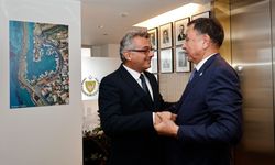 Erhürman, TDT Genel Sekreteri Ömüraliyev ile görüştü