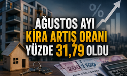 Ağustos ayı kira artış oranı yüzde 31,79 oldu