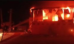 Hatay'da konteyner yatakhanede yangın: 5 kişi dumandan etkilendi