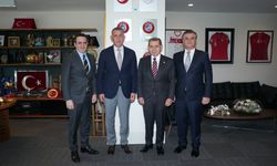 Dursun Özbek’ten TFF Başkanı Hacıosmanoğlu’na ziyaret