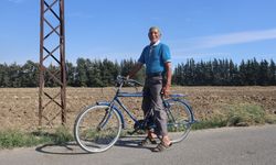 85 yaşındaki Hacı Bayram Yıldız 35 yıldır pedal çeviriyor