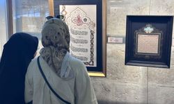 İki Fırça Bir Ahenk tezhip sergisi açıldı
