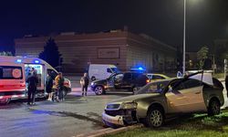 Kayseri’de taksiyle otomobil çarpıştı: 1 yaralı
