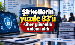 Şirketlerin yüzde 83'ü siber güvenlik önlemi aldı