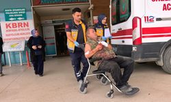 Odun keserken bir anlık dikkatsizlik: Elini testereye kaptırdı