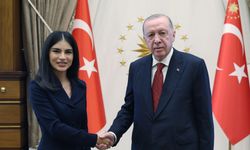 Erdoğan, Saida Mirziyoyeva'yı Külliye'de kabul etti