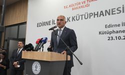 Edirne'ye 160 bin kitap kapasiteli yeni kütüphane