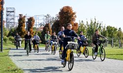 Altındağ'da Cumhuriyet coşkusu: 103 genç pedal çevirdi