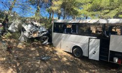 Aydın-İzmir otobanında tur otobüsü şarampole uçtu: 1 ölü, 7 yaralı