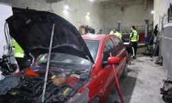 Nevşehir’de drift yapan sürücüden şaşırtan kaçış planı