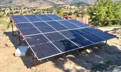 Sondaj tesisine güneş enerjisi desteği