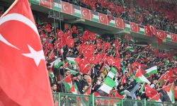Konyaspor-Filistin maçında dostluk kazandı