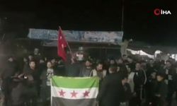 Halep'te TSK'ya destek gösterisi