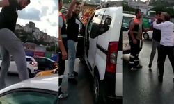 Alibeyköy'de trafikte kadına dehşeti yaşattı