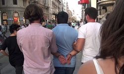 Taksim'de genç kadını takip eden kişi güven timlerince yakalandı