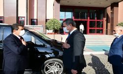 Başkan Köse, Esenler Belediye Başkanı Tevfik Göksu'yu ağırladı