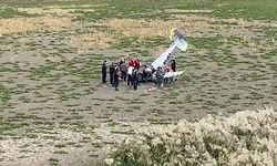 İstanbul Hezarfen Havalimanı'ndan havalanan bir eğitim uçağı düştü