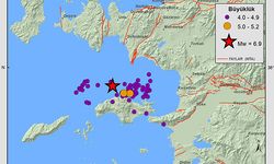 Ege'de 3 bin 457 artçı deprem meydana geldi