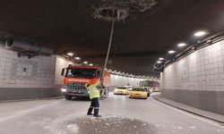 Başkent'te tehlike oluşturan buz sarkıtları temizleniyor