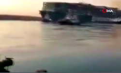 Süveyş Kanalı'nı tıkayan gemi kısmen hareket ettirildi