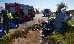 Otomobil üzüm bağına uçtu: 3 kişi hayatını kaybetti