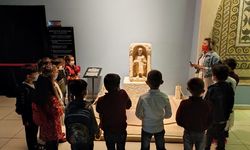 Minik arkeologlar Zeugma Mozaik Müzesi'nde