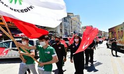 Mamak Belediyesi sporcuları 19 Mayıs için yürüdü