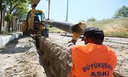 ASKİ Diplomatlar Sitesi'nde 7 bin metrelik içme suyu imalatına başladı