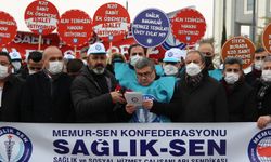 Sağlık-Sen'den 'sabit ek ödeme' eylemi