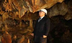 Gölbaşı Belediye Başkanı Şimşek, tarihi Tulumtaş Mağarası'nı ziyaret etti