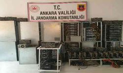 Ankara'da yasa dışı kripto para üretimi yapan yerlere baskın