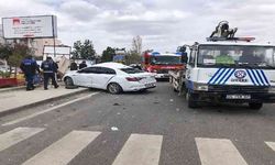 Ankara'da tır ile otomobil çarpıştı: 4 yaralı